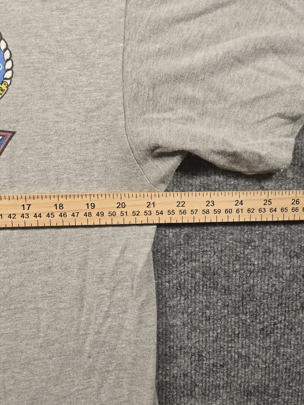 Vintage Hanes Beefy-T USS Dwight D Eisenhower CVN 69 T-Shirt L Millennium 2000 - Picture 7 of 7